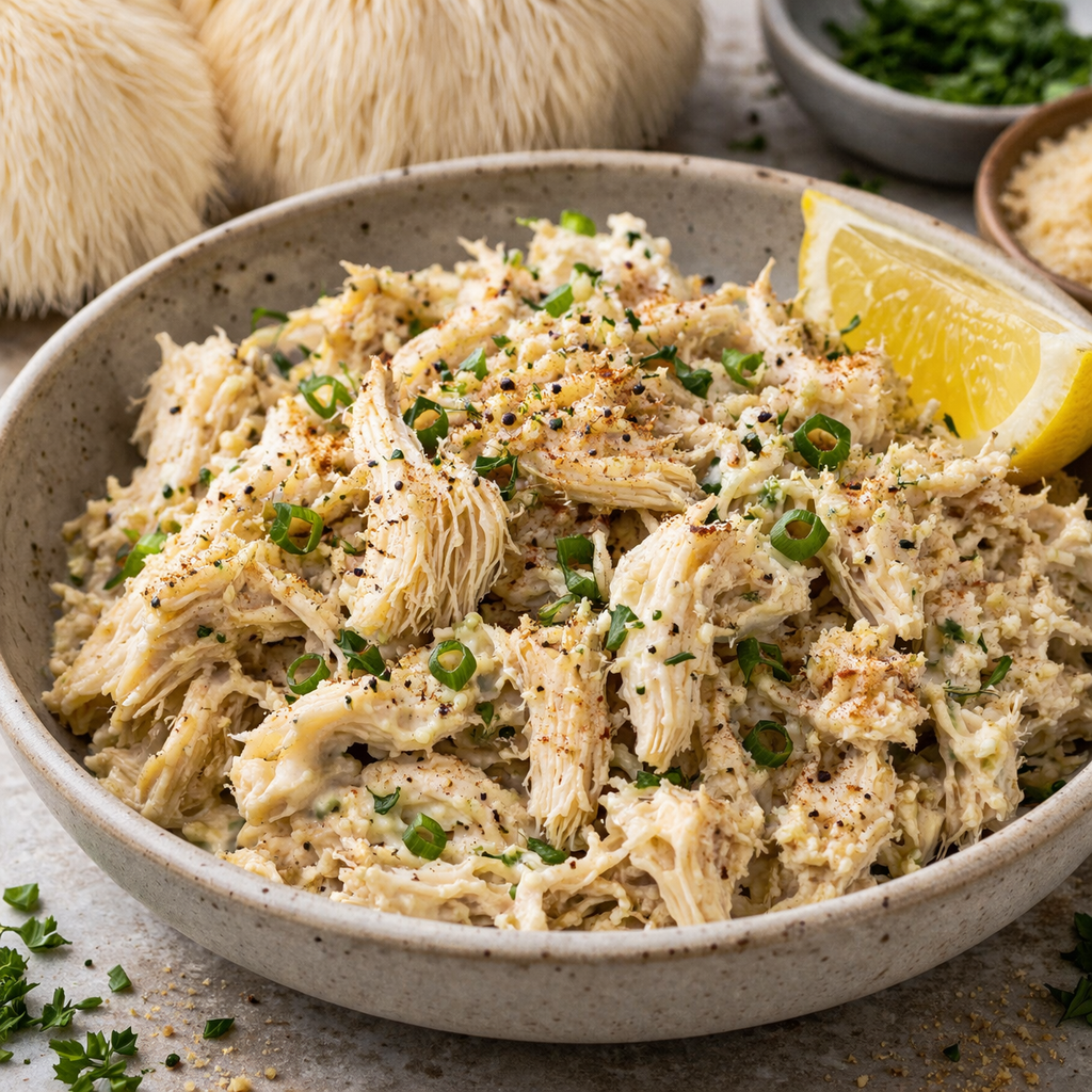 Lion’s Mane “Crab Style” Recipe