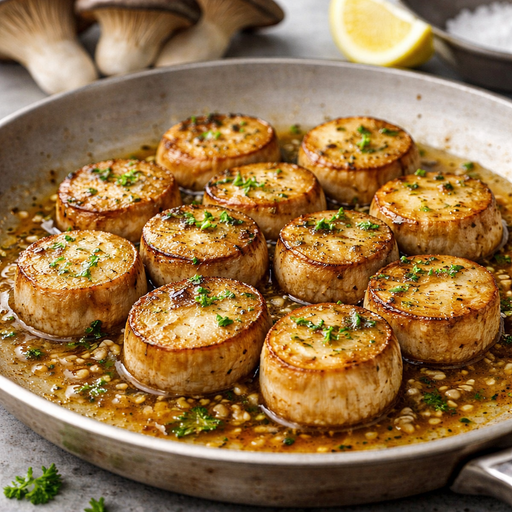 King Oyster Mushroom ‘Scallops’ Recipe