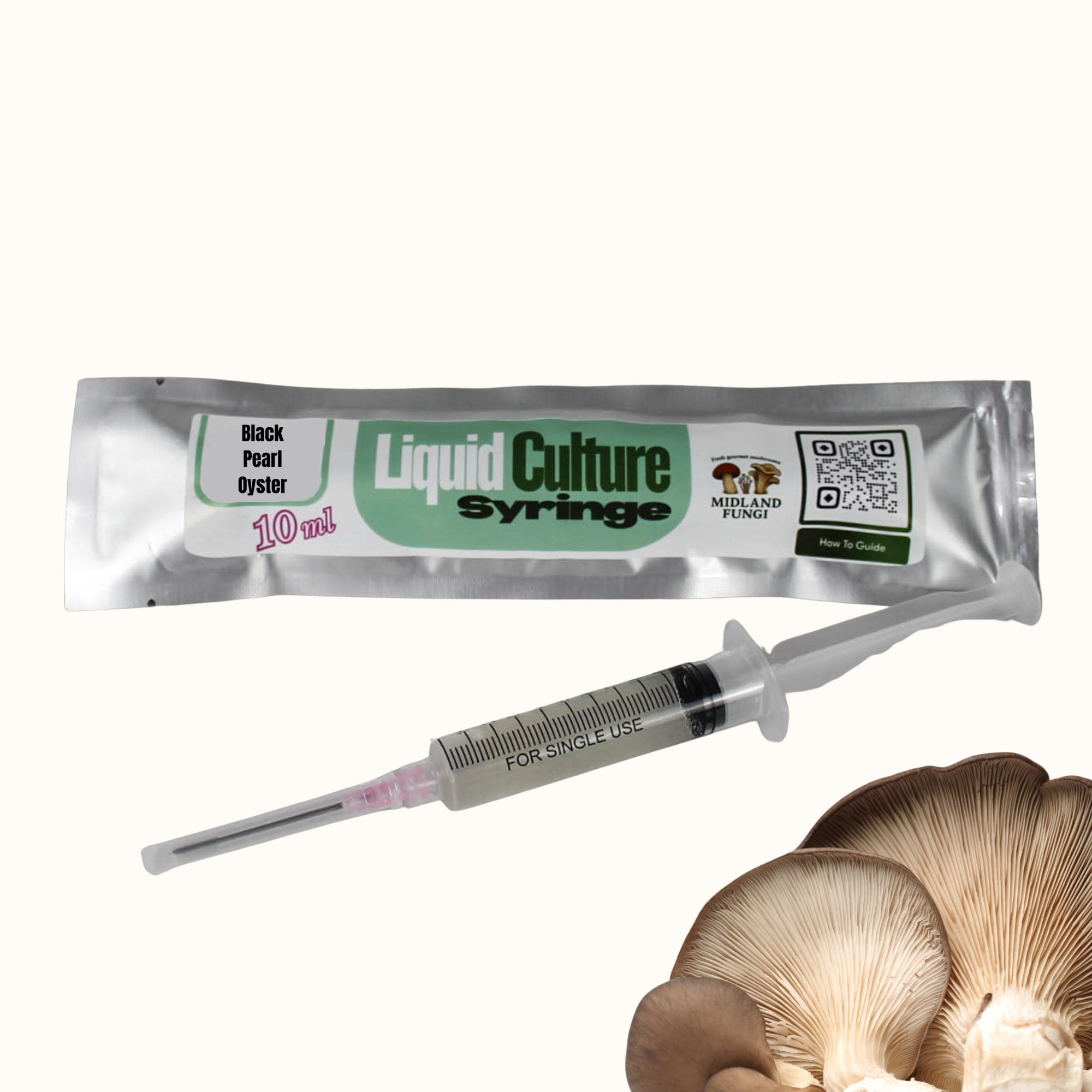 Black Pearl Liquid Culture Syringe 10ml